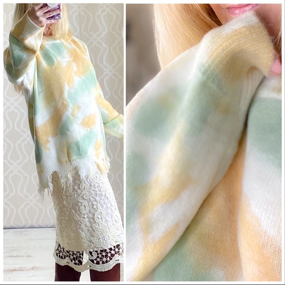 Time Flies Generation Hand Dip Distressed Sweater - Picture 3 of 11